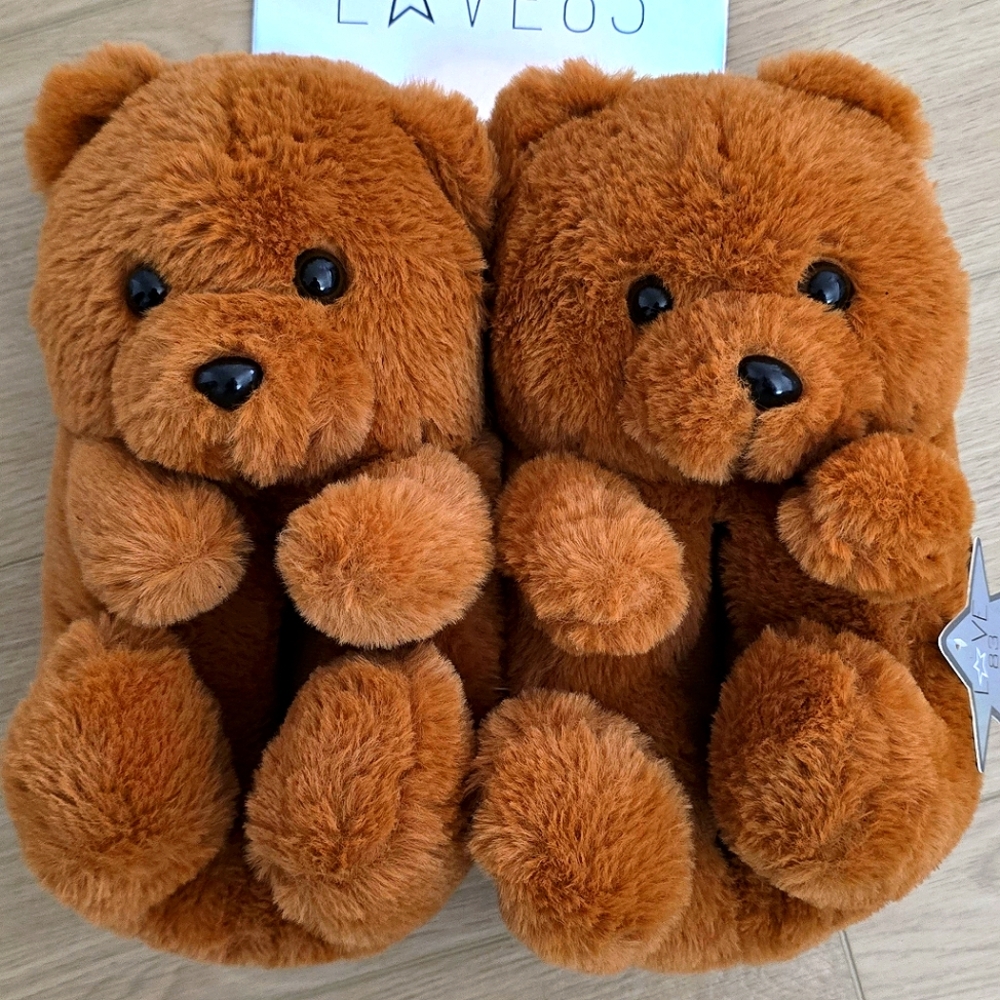 Teddy Bear Slippers
